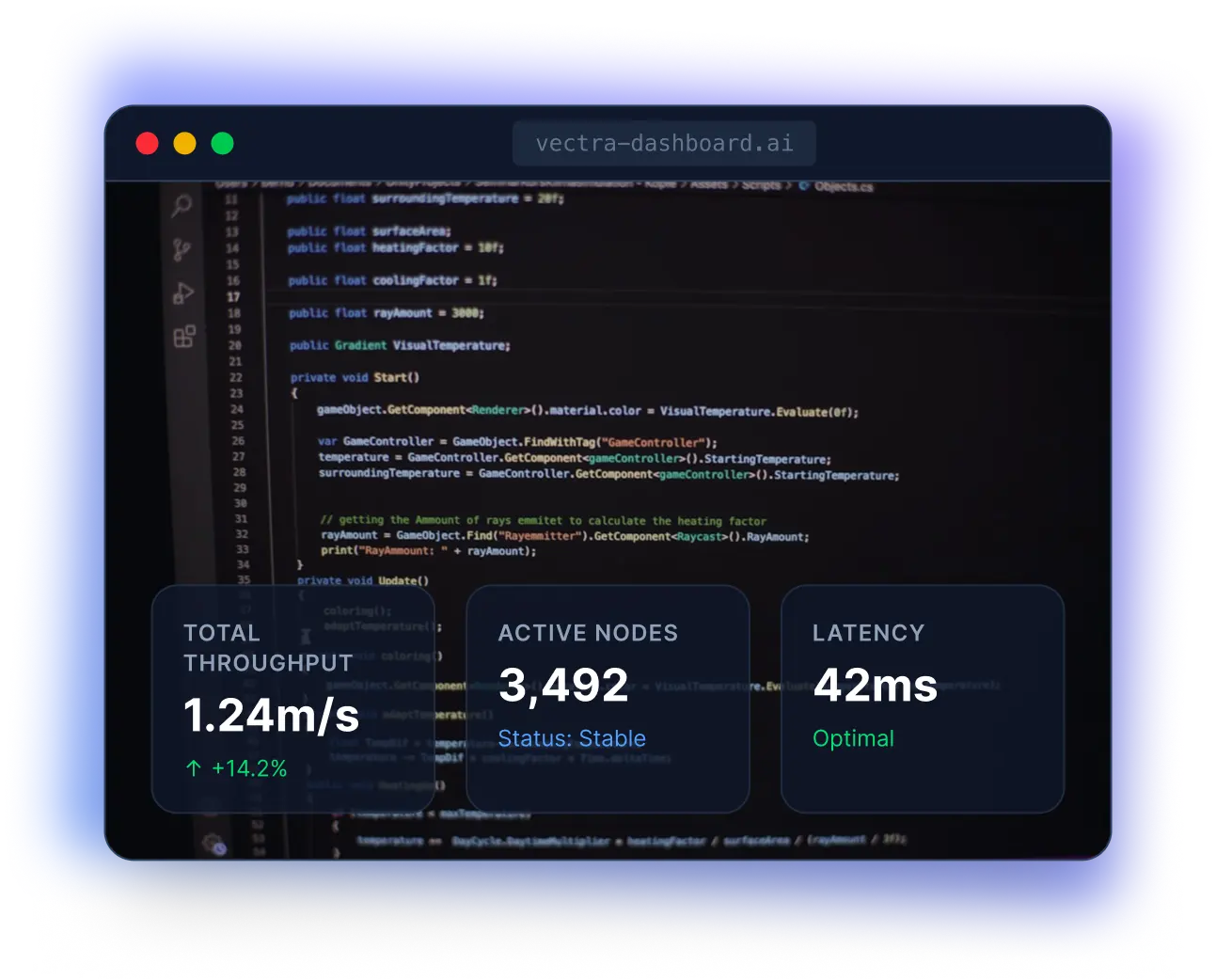 Vectra Dashboard Details